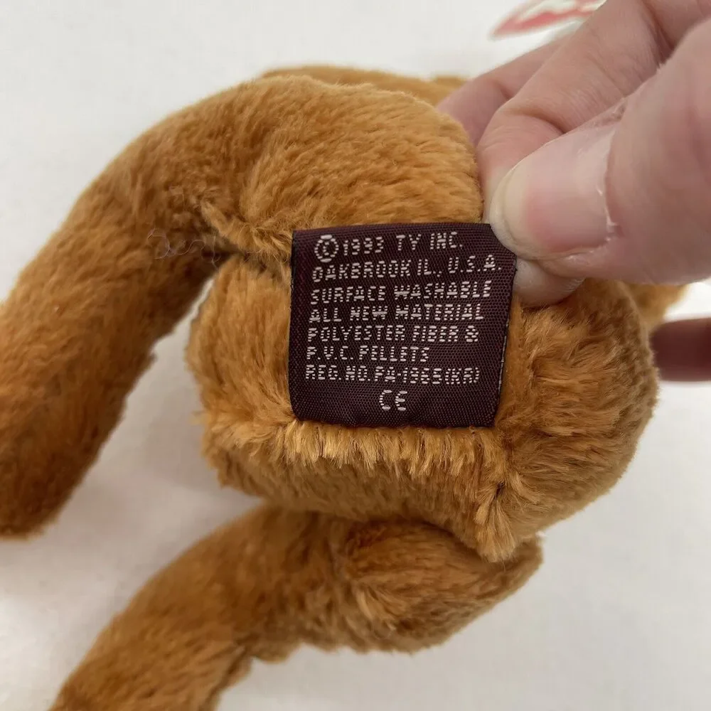 Ty Beanie Babies Carson Bear The Attic Treasures Soft Plush Stuffed 1993 Retired